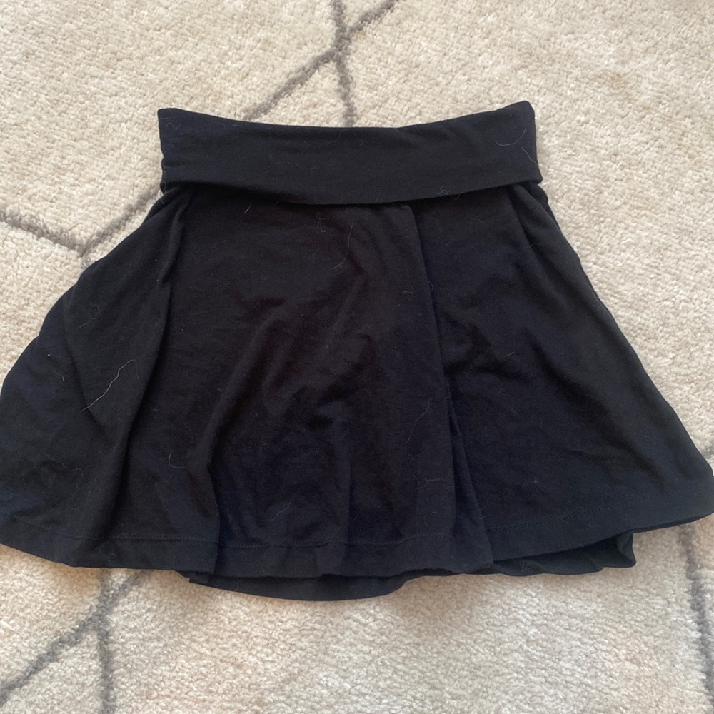 No boundaries flowy mini skater skirt